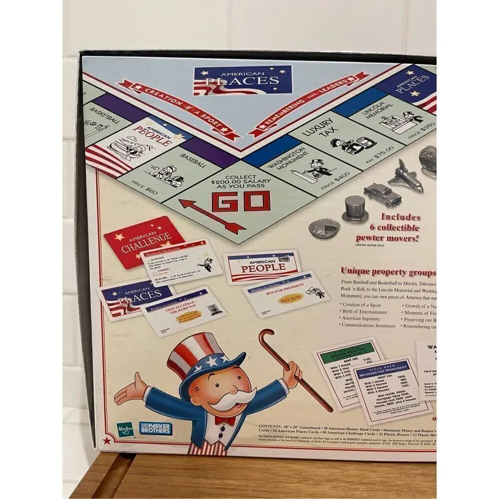 Parker included monopoly once